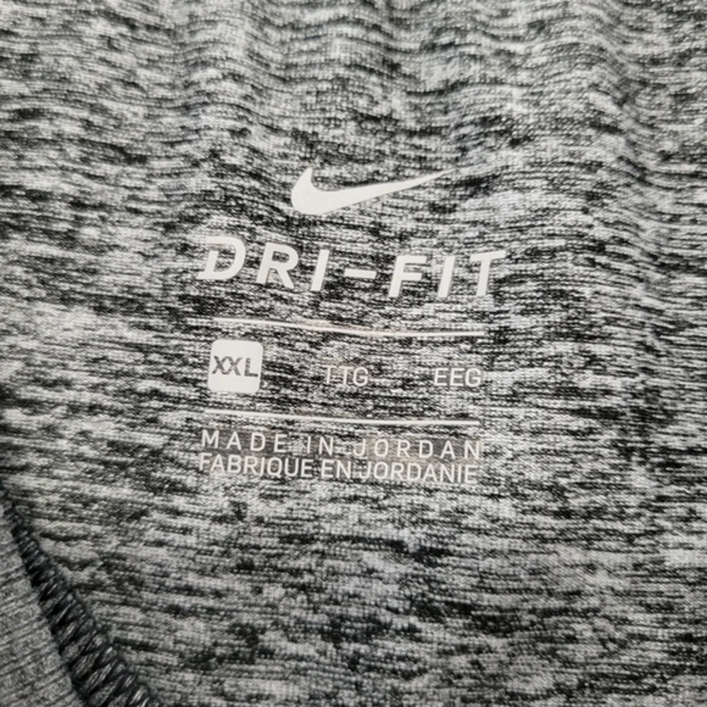 Nike Women's Element Long Sleeve Running Shirt‎ Size XXL Heathered Grey & Black